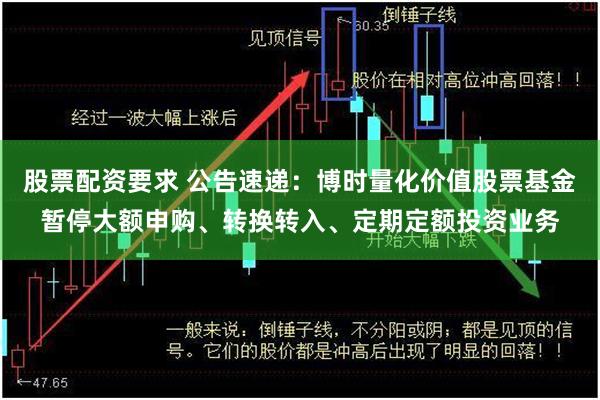 股票配资要求 公告速递：博时量化价值股票基金暂停大额申购、转换转入、定期定额投资业务